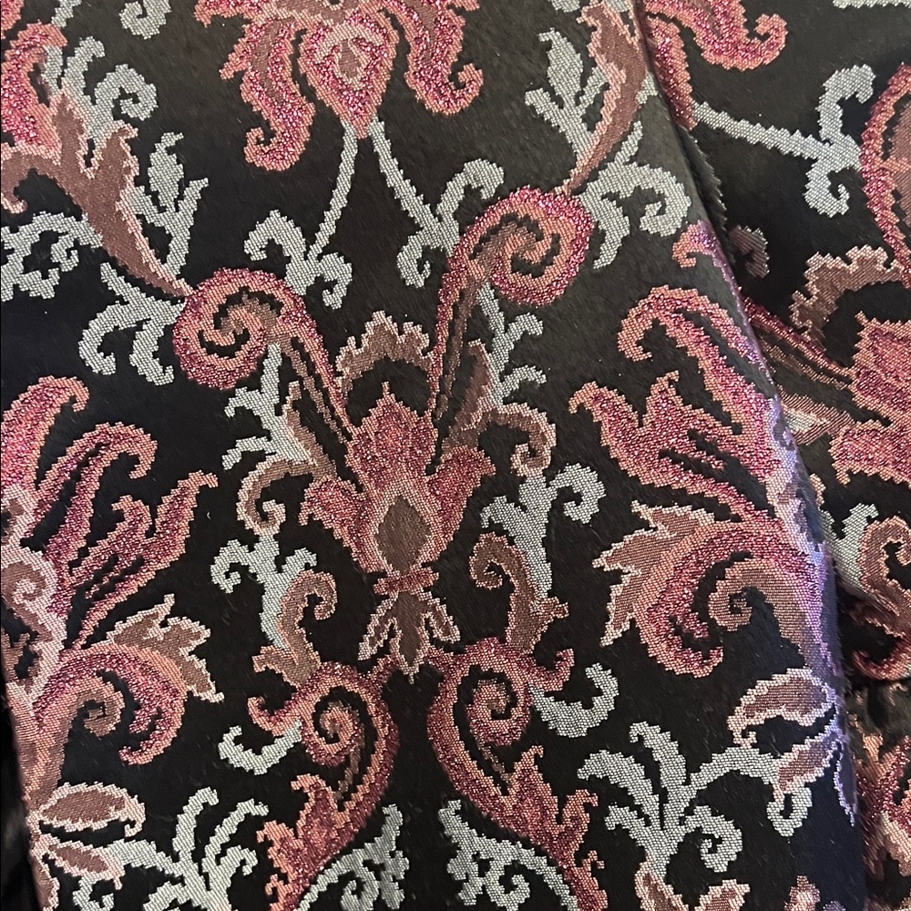 Kate Spade Black and Pink Brocade Jacket - Picture 3 of 10